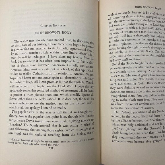 The Story Of American Catholicism By Theodore Maynard 1941 Hardcover Book - Picture 9 of 10